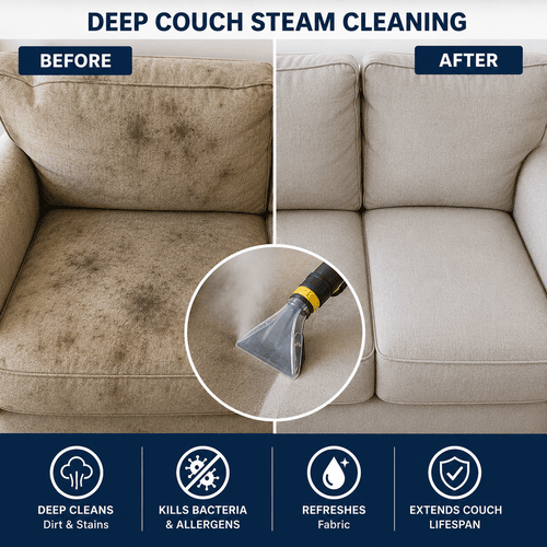 Before and after same day couch cleaning near me